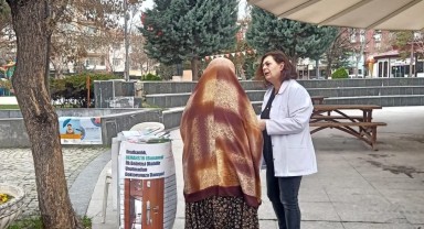 Beypazarı Sağlık Müdürlüğü Yaşlılar için Bilgilendirme Standı Açtı