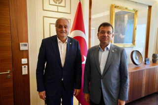 BOZÜYÜK BELEDİYE BAŞKANI İSTANBUL'DA EKREM İMAMOĞLU'NU ZİYARET ETTİ