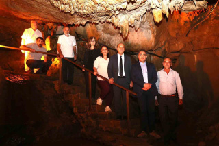 DÜZCE VALİSİ SELÇUK ASLAN FAKILLI MAĞARASINI ZİYARET ETTİ
