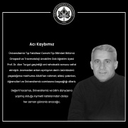 ESOGÜ TIP FAKÜLTESİ HASTANESİ'NDEN PROF. DR. AKIN TURGUT'A TAZİYE MESAJI