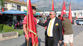 GAZİLER GÜNÜ TÖRENİ KEMER'DE GERÇEKLEŞTİRİLDİ
