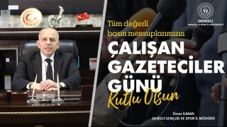 GENÇLİK VE SPOR İL MÜDÜRÜ ÖMER İLMAN'DAN GAZETECİLERE TEŞEKKÜR