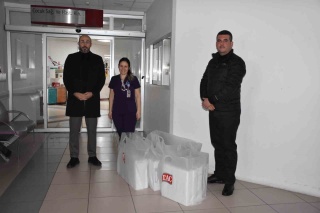 GERMENCİK BELEDİYE BAŞKANI ÇOCUKLARI ZİYARET ETTİ