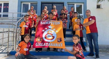 Gökler Beldesi'nde Coşkulu Galatasaray Kutlaması