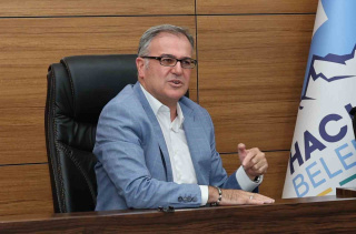 HACILAR BELEDİYE BAŞKANI FİLİSTİN HALKININ YANINDA OLDUKLARINI BELİRTTİ