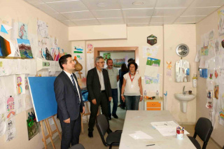 İL SAĞLIK MÜDÜRÜ, SEAH İSTASYON TOPLUM VE RUH SAĞLIĞI MERKEZİ'Nİ ZİYARET ETTİ