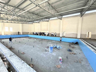 İNCİRLİOVA GENÇLİK MERKEZİ’NİN İNŞAATI HIZLA DEVAM EDİYOR