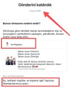 INSTAGRAM, FİLİSTİN'E YAPILAN DESTEK PAYLAŞIMINI ENGELLEDİ
