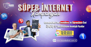 KAHRAMANKAZAN BELEDİYESİ İNTERNET ŞİRKETİ SÜPER İNTERNET KAMPANYASI BAŞLATTI