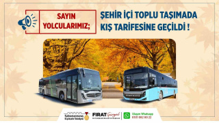 KAHRAMANMARAŞ BÜYÜKŞEHİR BELEDİYESİ TOPLU TAŞIMA SEFER SAATLERİNE GEÇTİ