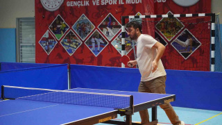 KAMU SPOR OYUNLARI İL BİRİNCİLİĞİ MASA TENİSİ MÜSABAKALARI TAMAMLANDI