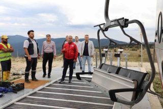 KELTEPE KAYAK MERKEZİNDE YENİ SEZON HAZIRLIKLARI BAŞLADI