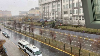 KOCAELİ'DE ŞİDDETLİ LODOS VE YAĞMURUN ARDINDAN KAR YAĞIŞI