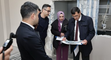 Kütahya Belediye Başkanı Yamantürk Yaşlı ve Engelli Sağlıklı Yaşam Merkezi Düzenlemelerini İnceliyor