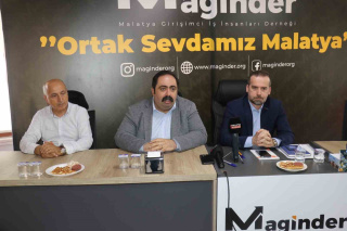 MAGİNDER BAŞKANI: MALATYA'NIN EN BÜYÜK SORUNU REZERV VE İMAR KONULARI
