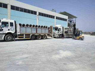 MANİSA BÜYÜKŞEHİR BELEDİYESİ SALİHLİ'DE BETON PARKE ÜRETİYOR