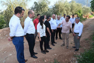 MASKİ GENEL MÜDÜRÜ ALAŞEHİR ALTYAPI SORUNLARINI İNCELEDİ