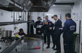 MERSİN'DE YANGIN GÜVENLİĞİ DENETİMLERİ DEVAM EDİYOR
