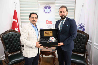 MİMDER YÖNETİMİ BATTALGAZİ BELEDİYE BAŞKANI BAYRAM TAŞKIN'I ZİYARET ETTİ