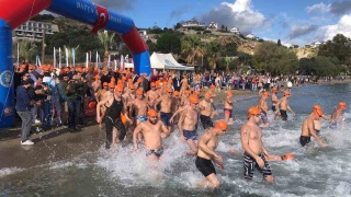 MUĞLA’NIN DATÇA İLÇESİNDE 19. AÇIK KIŞ YÜZME MARATONU