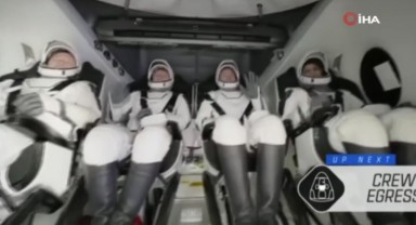 NASA Astronotları ISS'ten Kurtarıldı