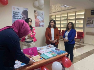 NORMAL DOĞUM EYLEM PLANI BİLGİLENDİRME STANDI AÇILDI