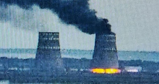 RUS İŞGAL ALTINDAKİ UKRAYNA'DA ZAPORİJYA NÜKLEER SANTRALİ'NDE ÇIKAN YANGIN HAKKINDA AÇIKLAMA