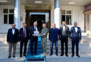 SAİM ÖZAKALIN, TÜMGENERAL TUNCAY ALTUĞ'U ZİYARET ETTİ