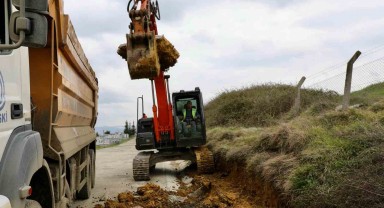 Samsun Büyükşehir Belediyesi Derecik Mezarlığı ve Çevresinde Çalışmalara Başladı