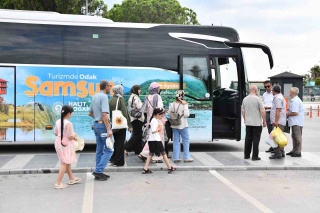 SAMSUN BÜYÜKŞEHİR BELEDİYESİ TURİZM OTOBÜSLERİ İLGİ GÖRÜYOR