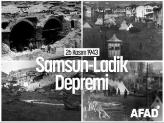 SAMSUN’UN LADİK İLÇESİNDE YAŞANAN BÜYÜK DEPREMİN YILDÖNÜMÜ ANILDI