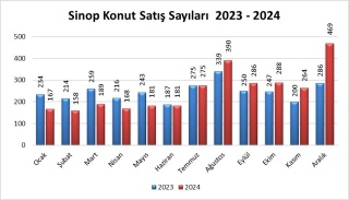 SİNOP'TA KONUT SATIŞLARI ARTTI