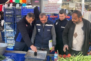 TEKİRDAĞ'DA PAZAR DENETİMLERİ DEVAM EDİYOR