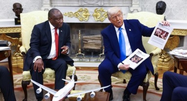 Trump ve Ramaphosa Arasındaki \