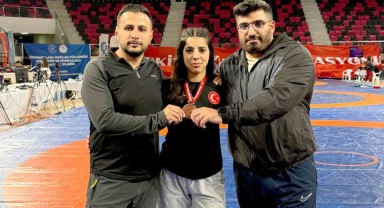 Türkiye Üçüncüsü Şeyda Salim: 55 kiloda bronz madalya