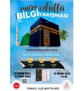 UMRE ÖDÜLLÜ GENÇLİK BİLGİ YARIŞMALARI BAŞVURULARI TÜRKELİ'DE BAŞLADI