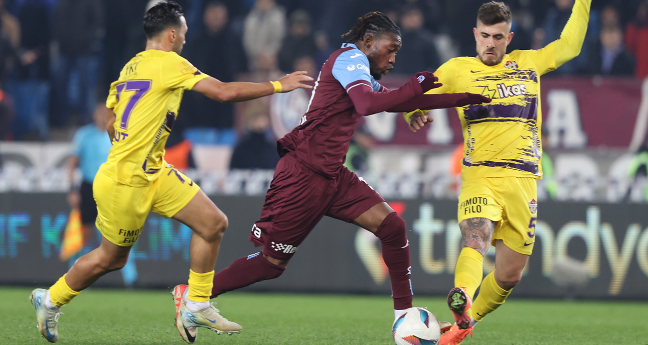 TRABZONSPOR, EYÜPSPOR'U LUNDSTRAM'IN GOLÜYLE MAĞLUP ETTİ