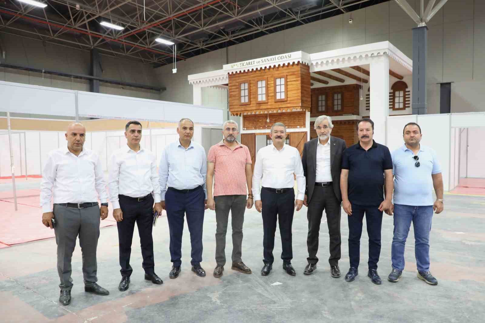 VAN GURME VE GASTRONOMİ FUARI YÖNETİM KURULU İNCELEMELERDE BULUNDU