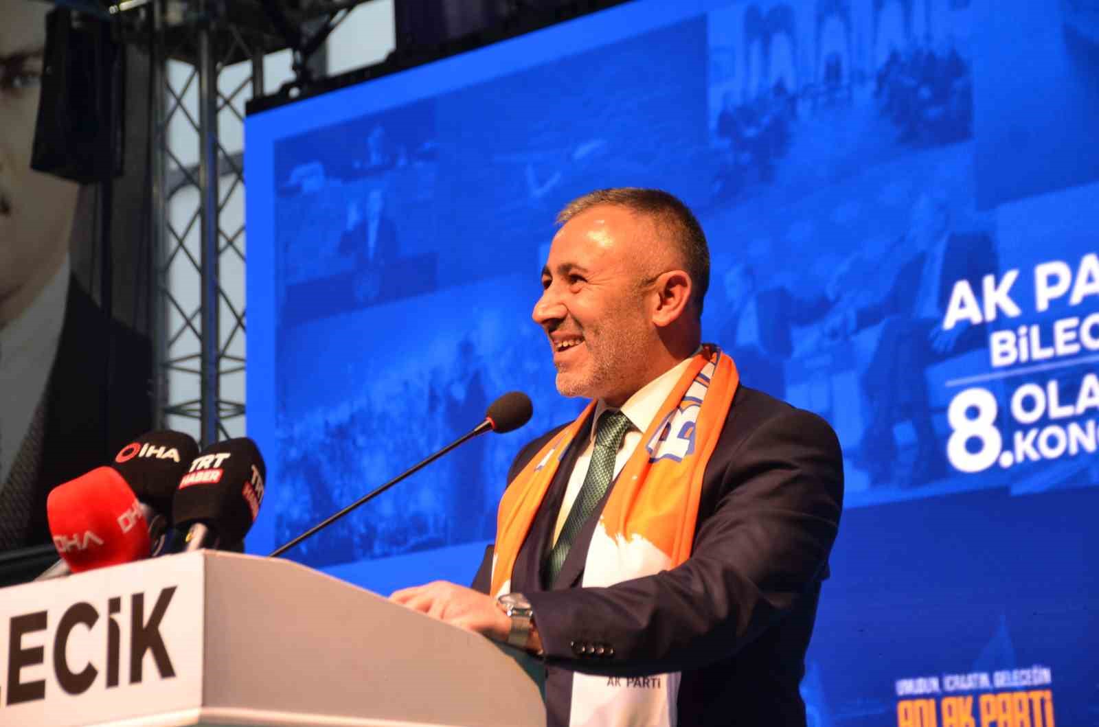 YILDIRIM, AK PARTİ BİLECİK İL BAŞKANI OLARAK YENİDEN SEÇİLDİ