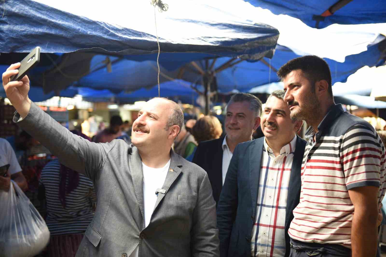 YILDIRIM BELEDİYE BAŞKANI SEMT PAZARINDA ESNAFI ZİYARET ETTİ