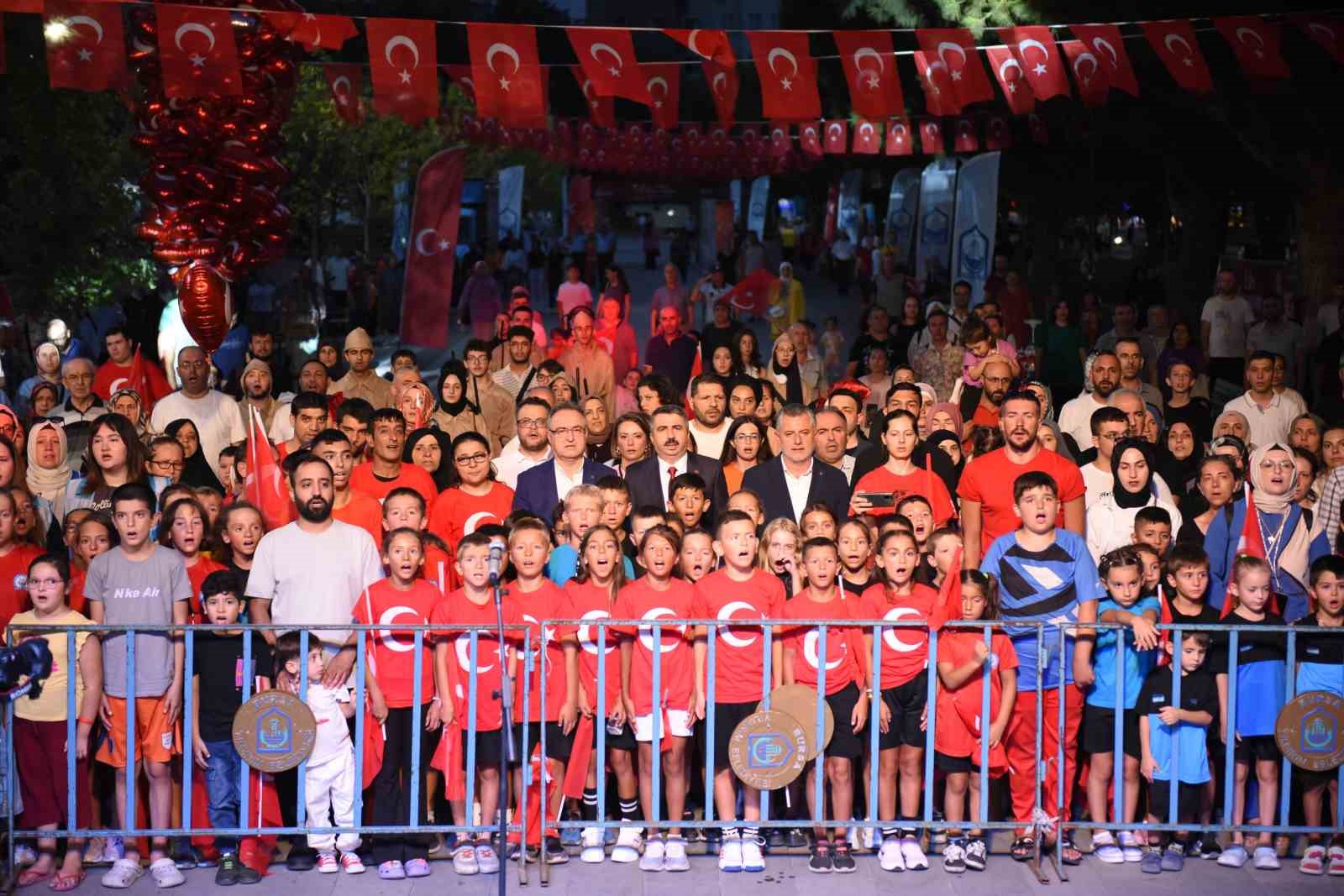 YILDIRIM'DA 30 AĞUSTOS ZAFER BAYRAMI COŞKUSU