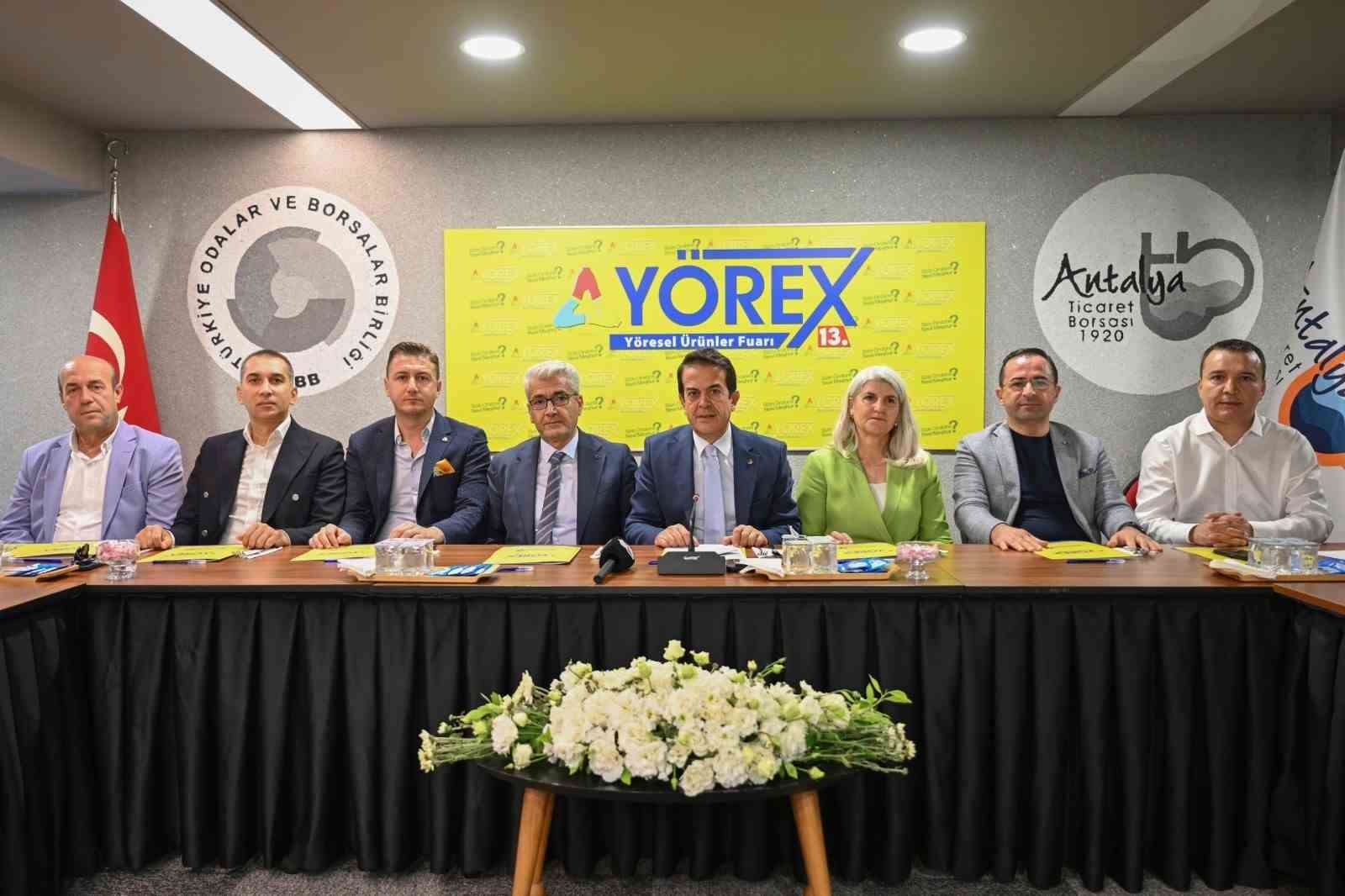 YÖREX YÖRESEL ÜRÜNLER FUARI DANIŞMA KURULU TOPLANTISI YAPILDI