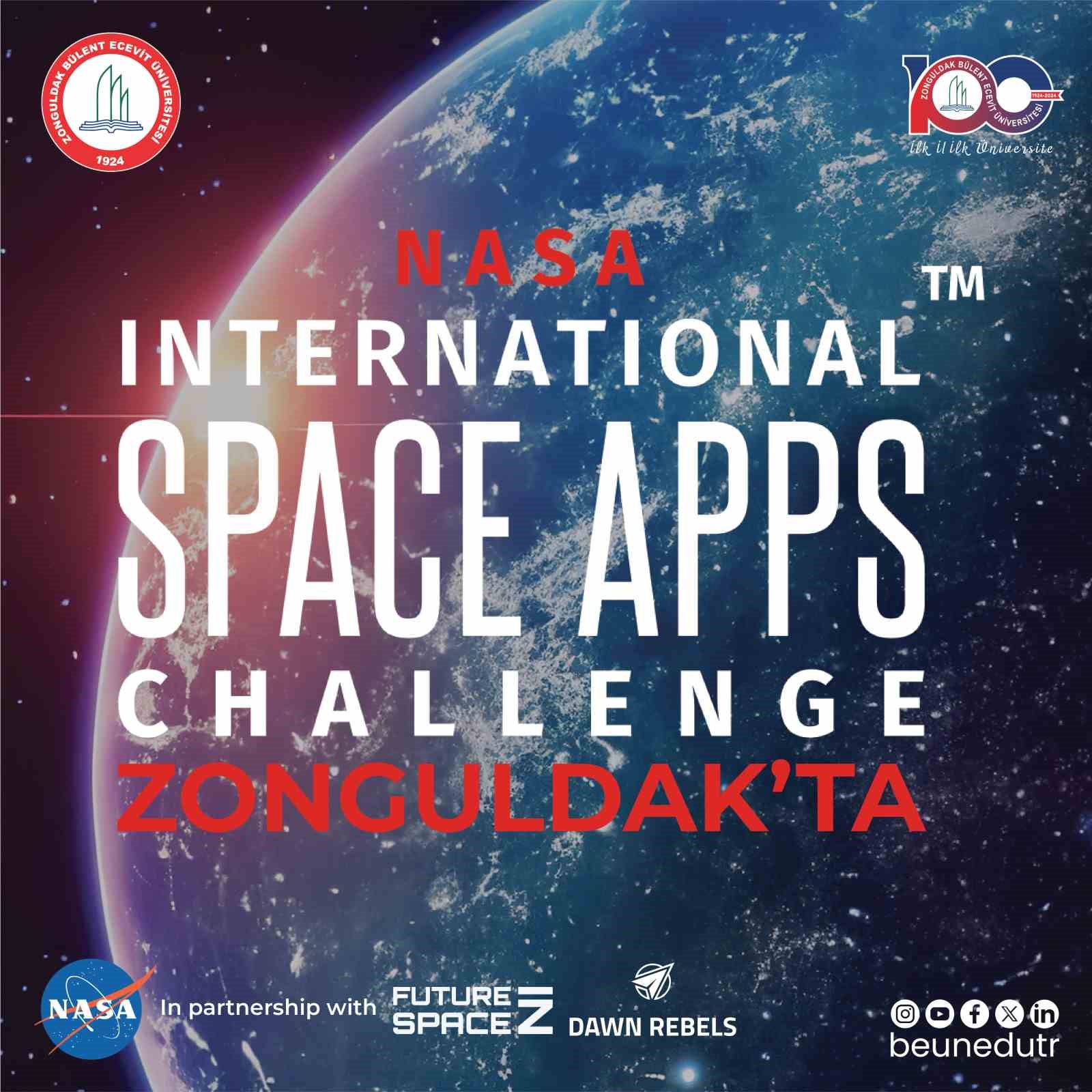 ZONGULDAK BÜLENT ECEVİT ÜNİVERSİTESİNDE NASA SPACE APPS CHALLENGE GERÇEKLEŞECEK!